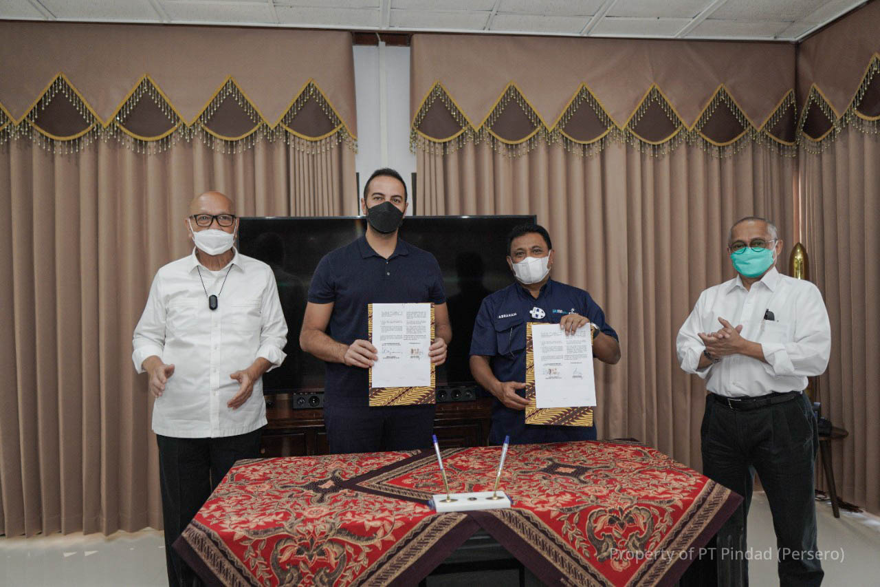 Pindad signs a MoU with Indonesian Defense and Security Technologies