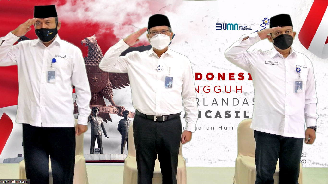 PT Pindad (Persero) commemorates Ceremony of Pancasila Sanctity Day 2021