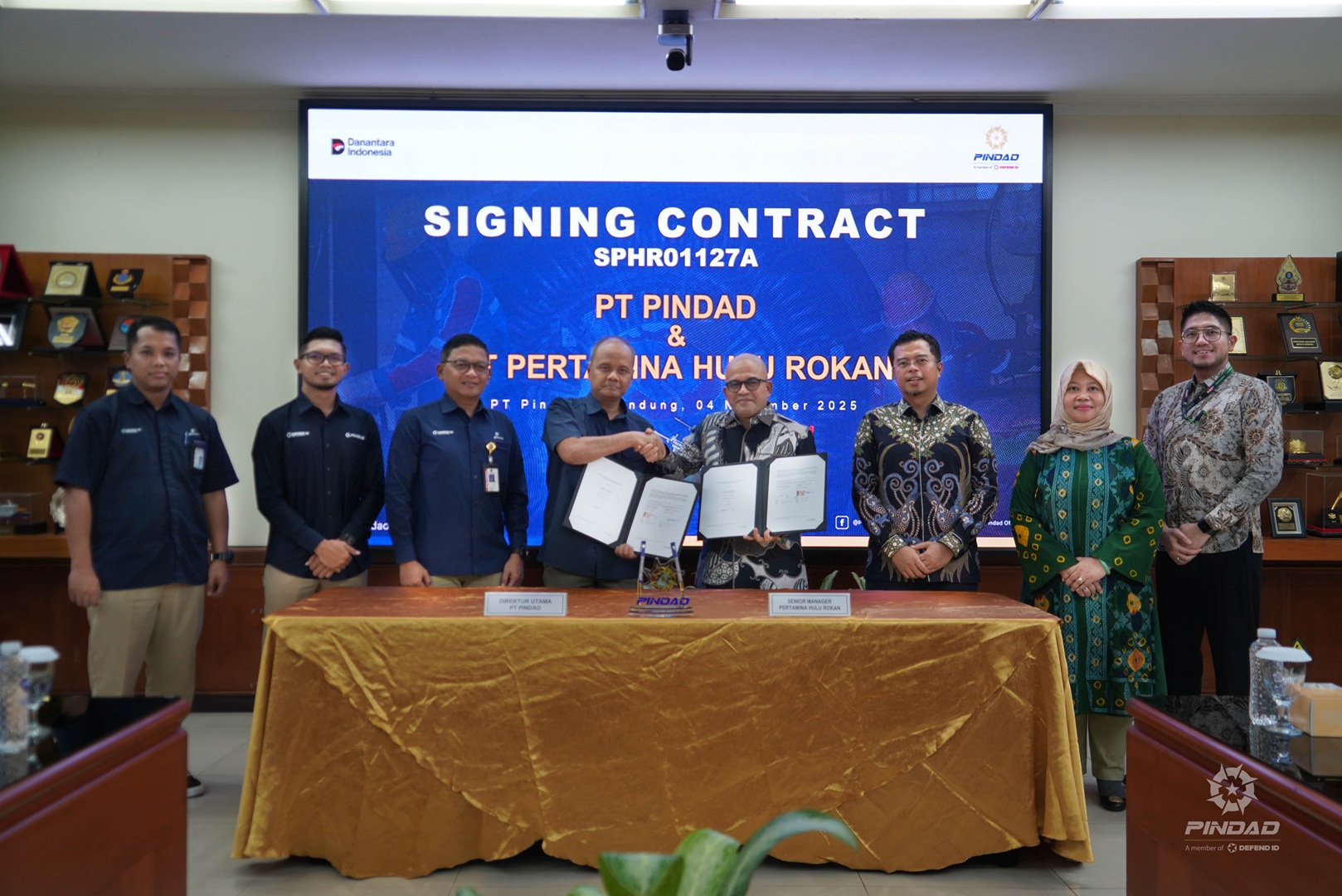Sinergi Kemandiran Energi, PT Pindad Tandatangani Kontrak Strategis dengan Pertamina Hulu Rokan