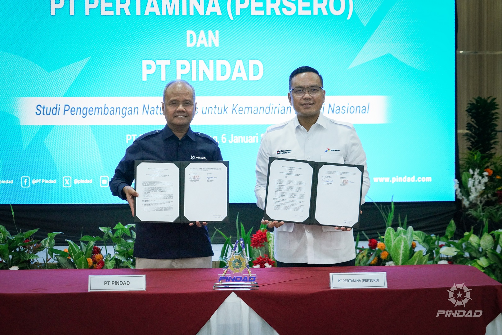 PT Pindad Tandatangani Perjanjian Riset dan Pengembangan Bersama dengan PT Pertamina (Persero)