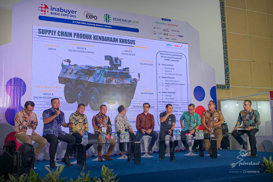 Perluasan Pasar Produk UKM/IKM, Rantai Pasok PT Pindad Ikuti INABUYER B2B2G Expo 2023