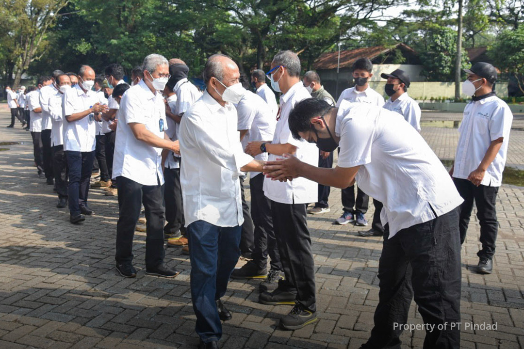 PT Pindad Holds Halal Bihalal of Eid Al-Fitr 1443 H