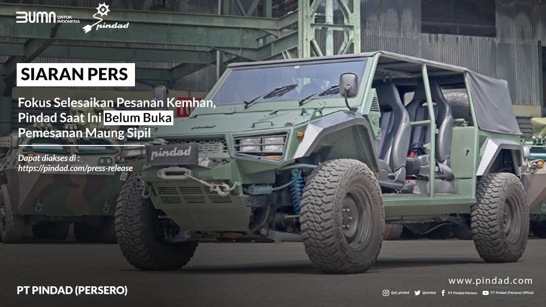Focus on Completing Orders from Ministry of Defense, Pindad is Currently Not Open Order Civilian Version of Maung