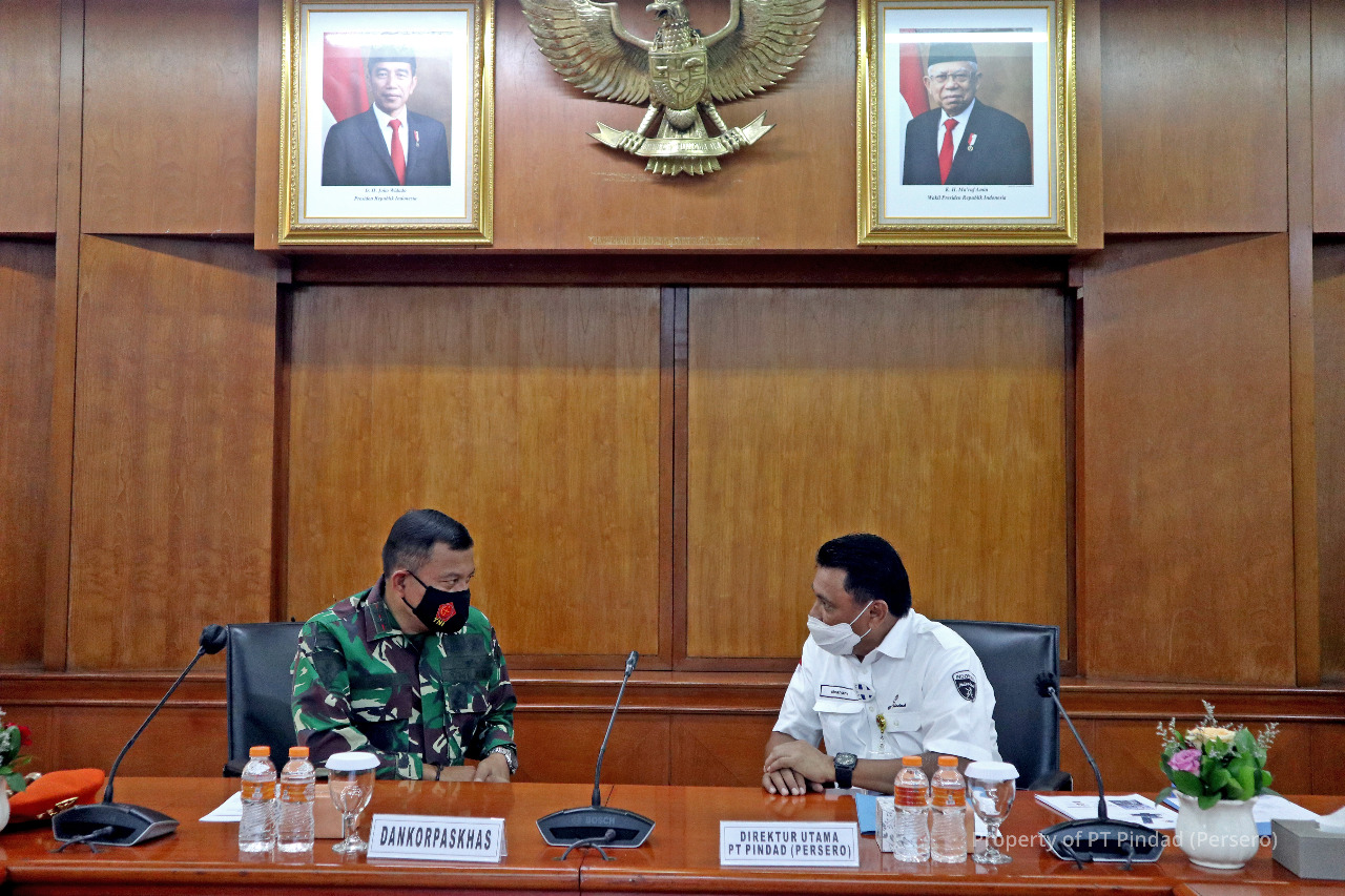 Commander of the Special Forces Corps Review Special Vehicles Facilities of Pindad