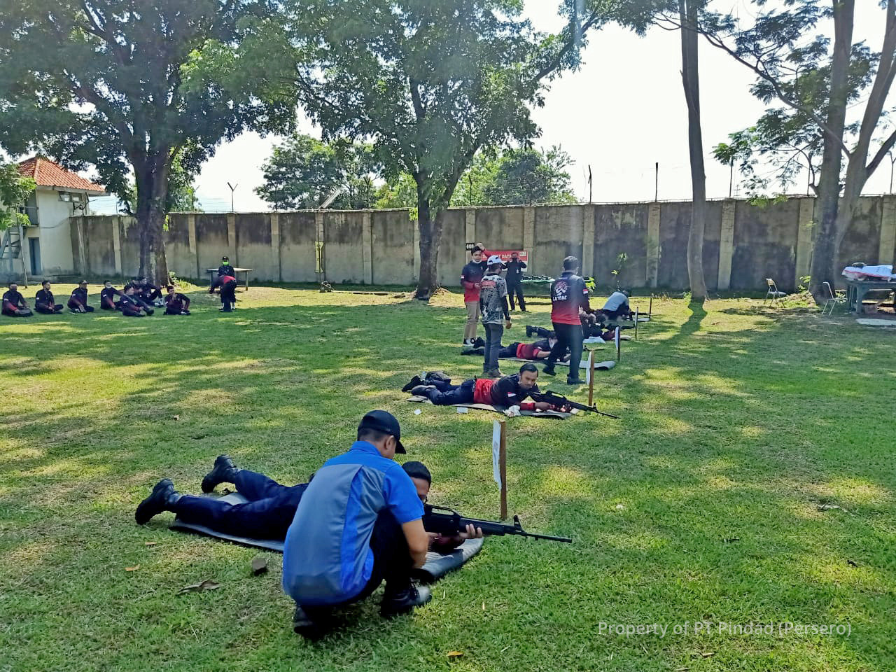 Prison Officer of Bandung Detention Center Shooting and Maintenance Training of Pindad Weapons