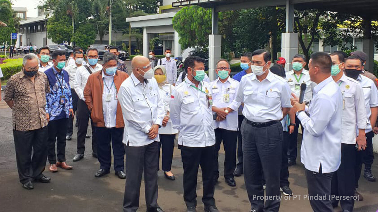 Menko Manves advise BBP Mektan to collaborate with Pindad to develop Alsintan