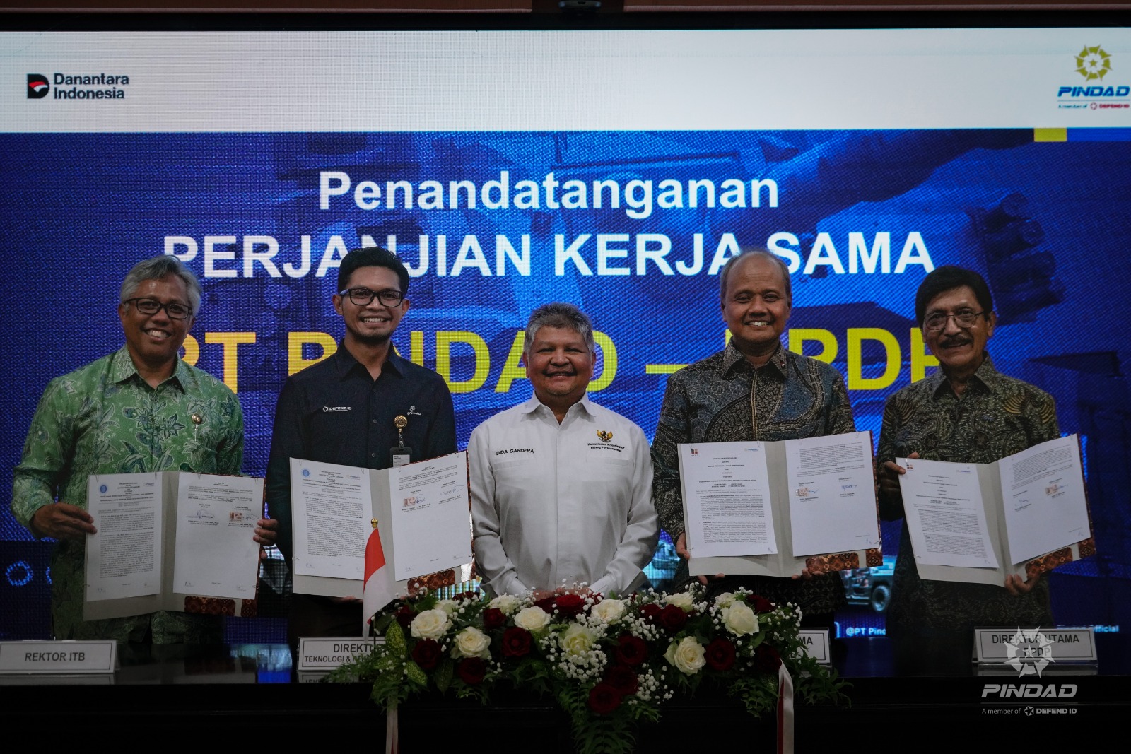 Perkuat Kemandirian Indhan, PT Pindad Tandatangani Kerja Sama Strategis dengan BPDP dan ITB