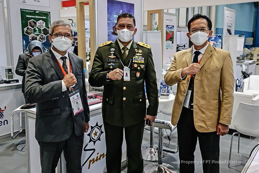 Joined the Indonesian Pavillion, Pindad participated in IDEX 2021 Abu Dhabi