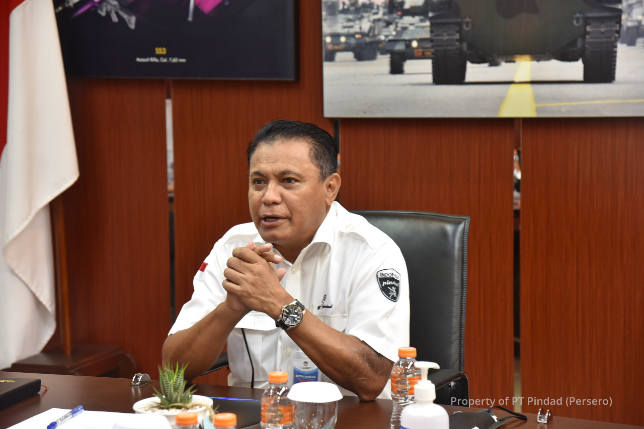 CEO of Pindad lecture PPRA LXII of Lemhannas RI participants