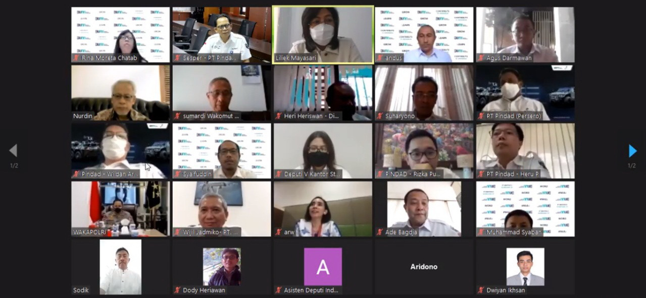 The change of Directors & Commissioners of PT Pindad (Persero)