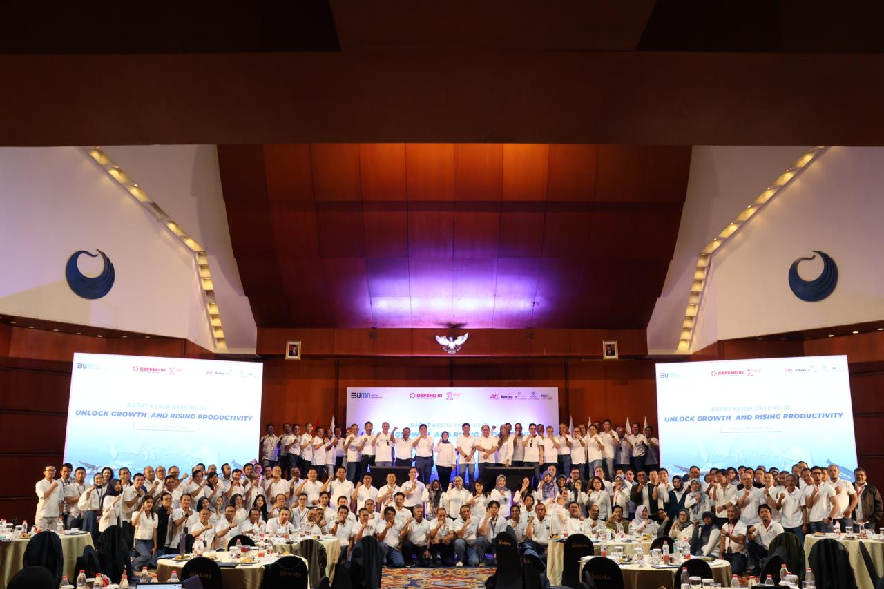 BANGUN SINERGI DAN INOVASI TEKNOLOGI, DIREKSI & JAJARAN PT PINDAD HADIRI RAKER DEFEND ID 2024