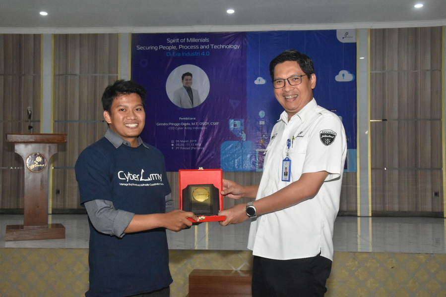 Pindad Selenggarakan Seminar Keamanan Informasi Spirit of Millenials Mengenai Social Engineering