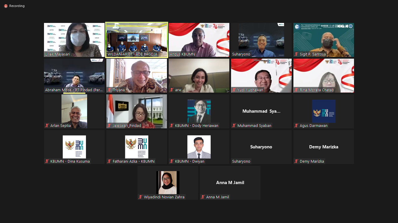 Changes in Board of Director of PT Pindad (Persero)