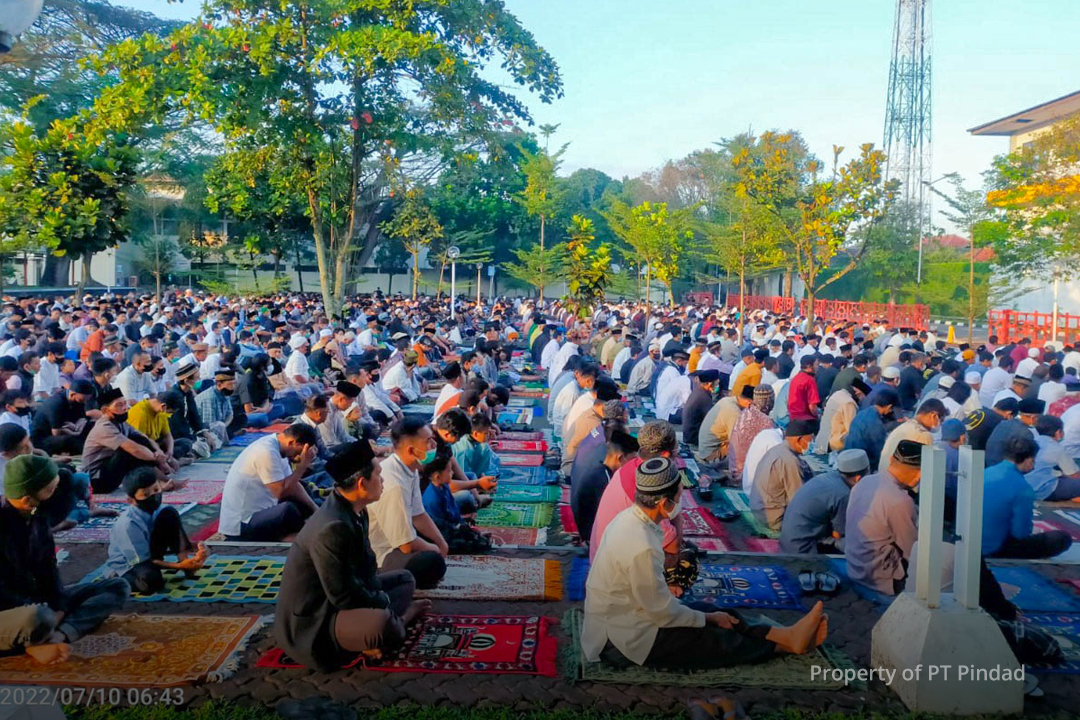 PT PINDAD GELAR SHALAT IDUL ADHA 1443H