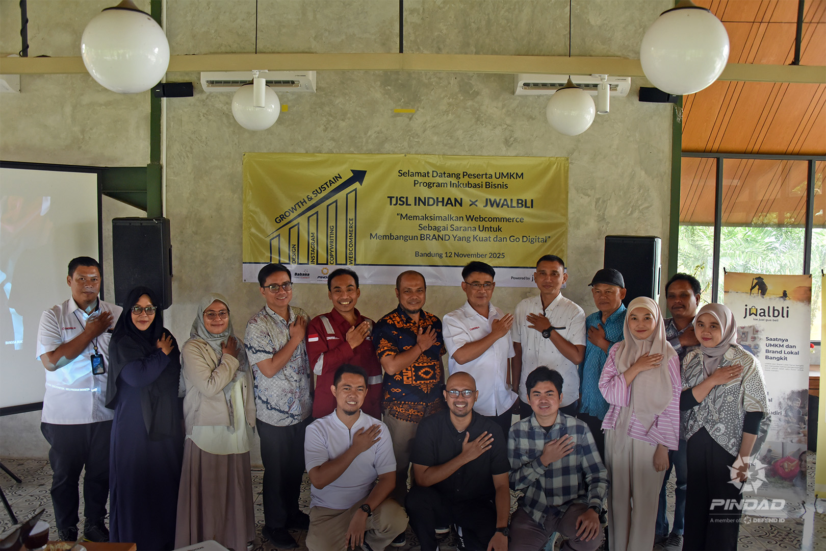 Dorong Pengembangan UMKM, TJSL Pindad Laksanakan Pelatihan Inkubasi Bisnis Digital