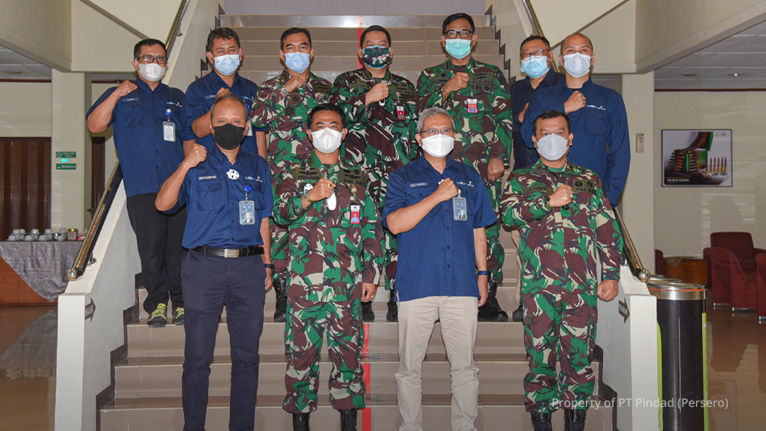Visit Pindad, Dirjen Kuathan Kemhan RI review production facilities and activities