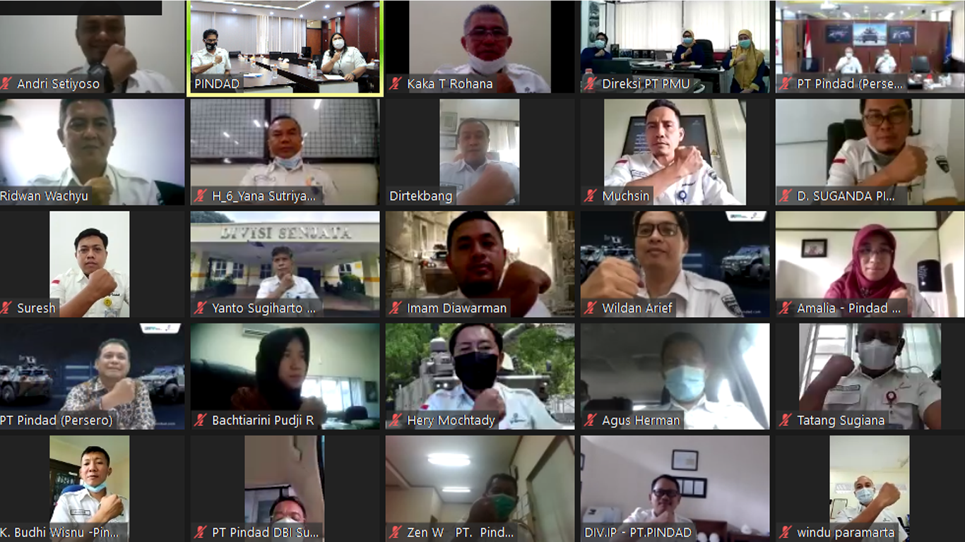 Inauguration of Echelon 1 officials of PT Pindad (Persero)