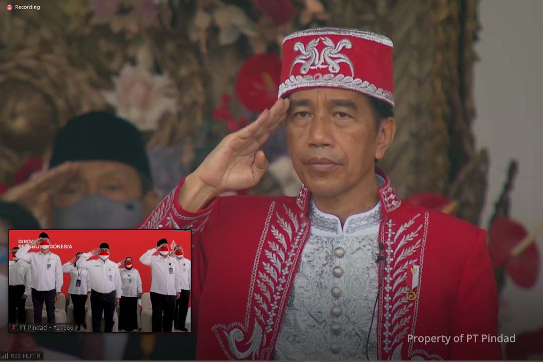 Dirut PT Pindad Ikuti Upacara Peringati HUT Ke-77 RI