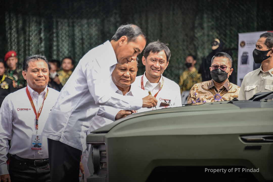 The President of the Republic of Indonesia inaugurate Maung Operational Vehicle