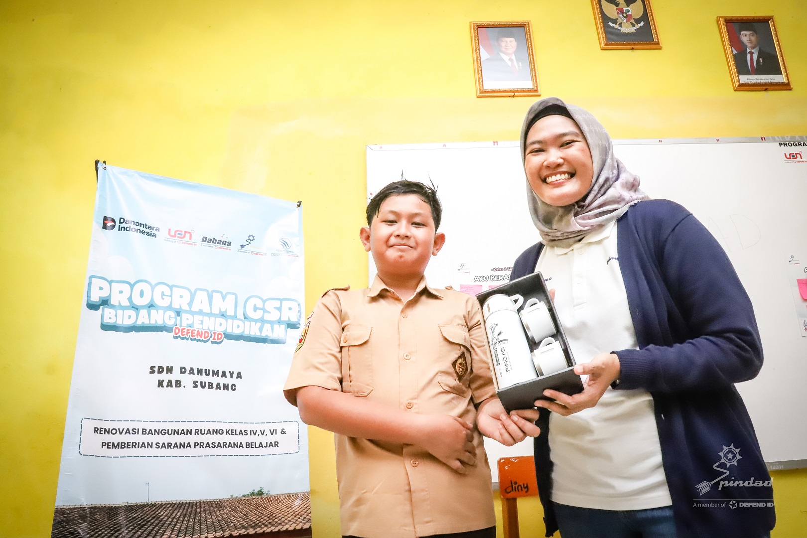 Program Bersama DEFEND ID, TJSL PT Pindad Resmikan Ruang Kelas Sekolah Dasar
