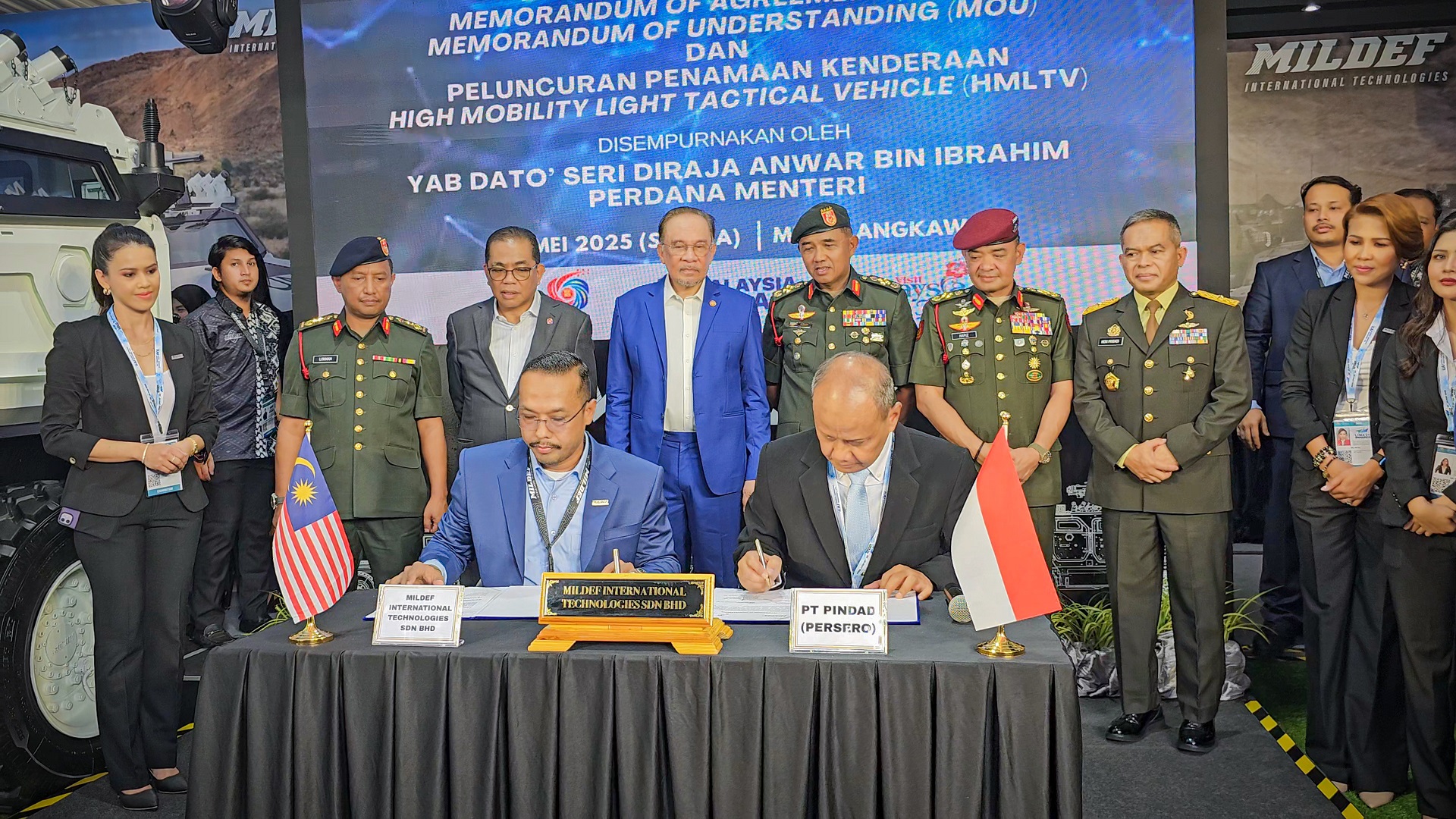 Tandatangani MoU Dengan Mildef Malaysia, PT Pindad Perkuat Kerjasama Pertahanan