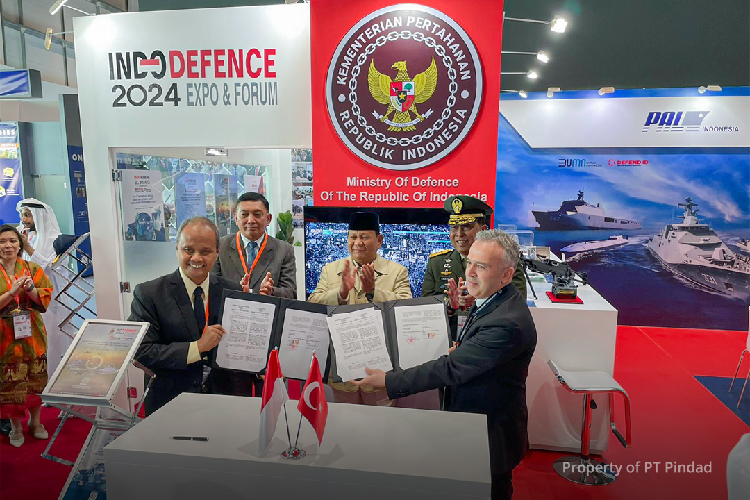 PT Pindad Tandatangani MOU dengan MKE Turki pada Ajang IDEX 2023