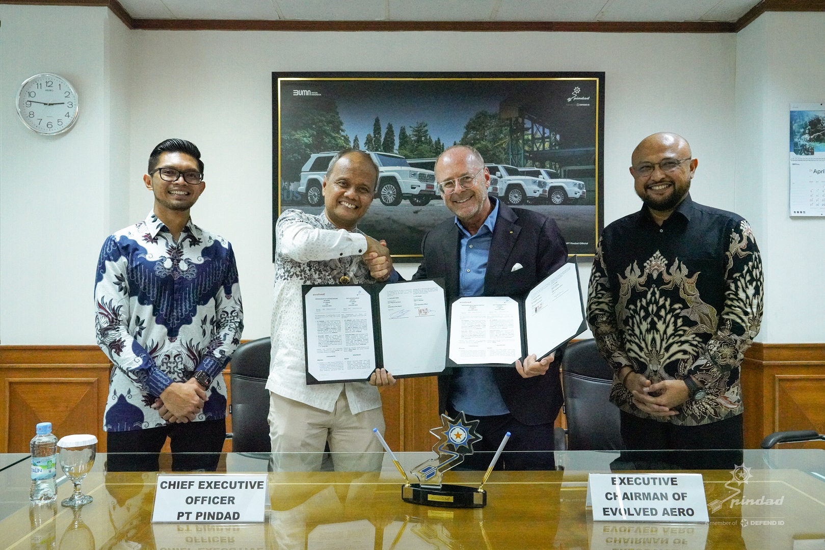 Kembangkan Drone Jammer dan Interceptor Systems, PT Pindad Jajaki Kerjasama Dengan Evolved Aero