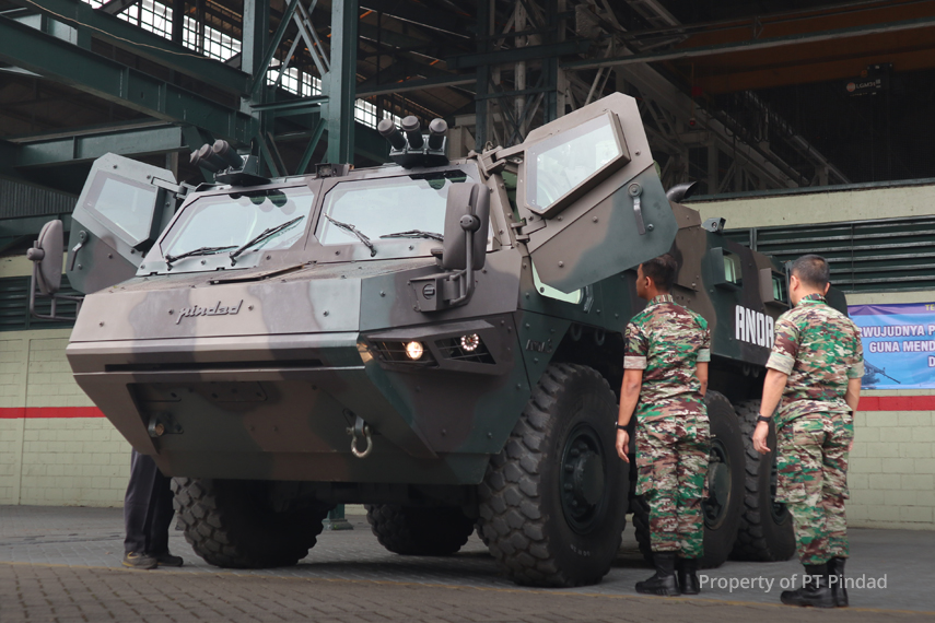 PT Pindad Gelar Demo Kendaraan Tempur Terbaru Anoa 3