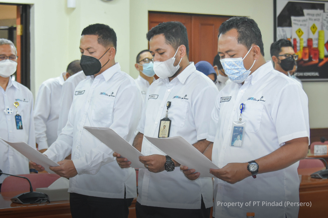 Inauguration of Strata 1 Officer of PT Pindad (Persero) December 2021