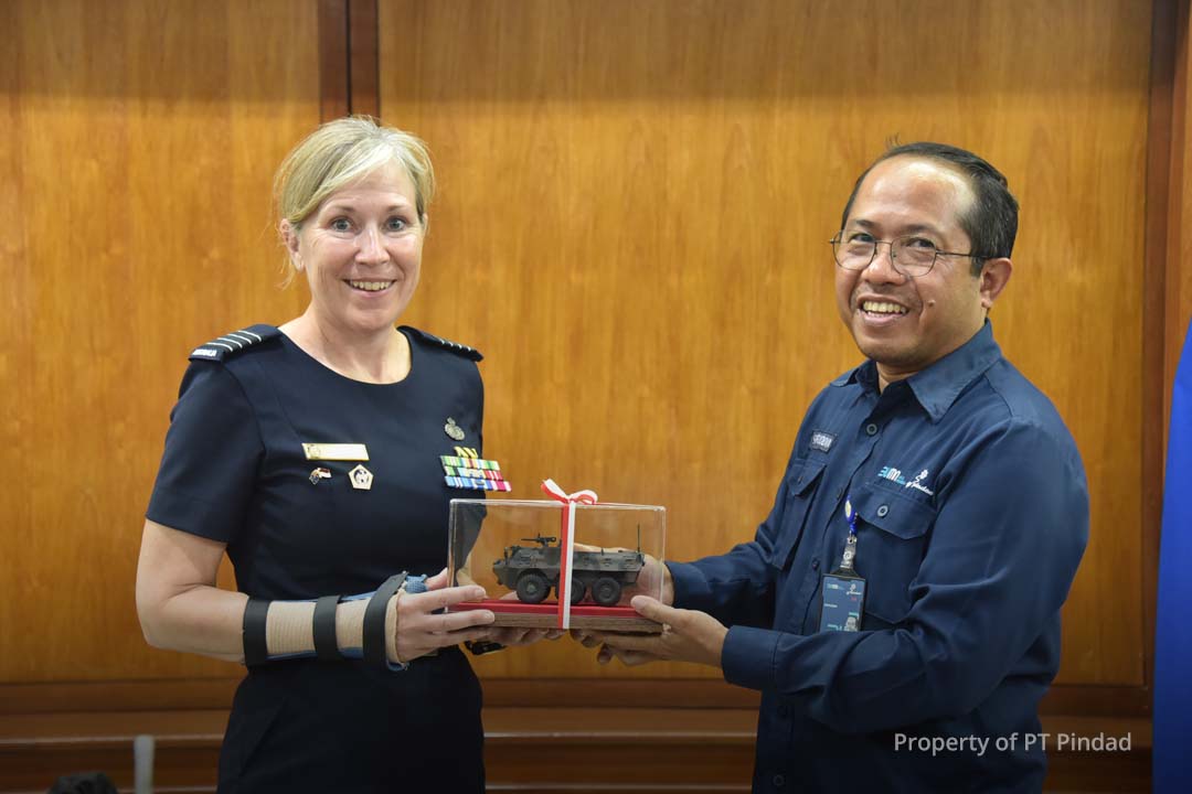 Distranis Pindad Terima Kunjungan ACSC Australia