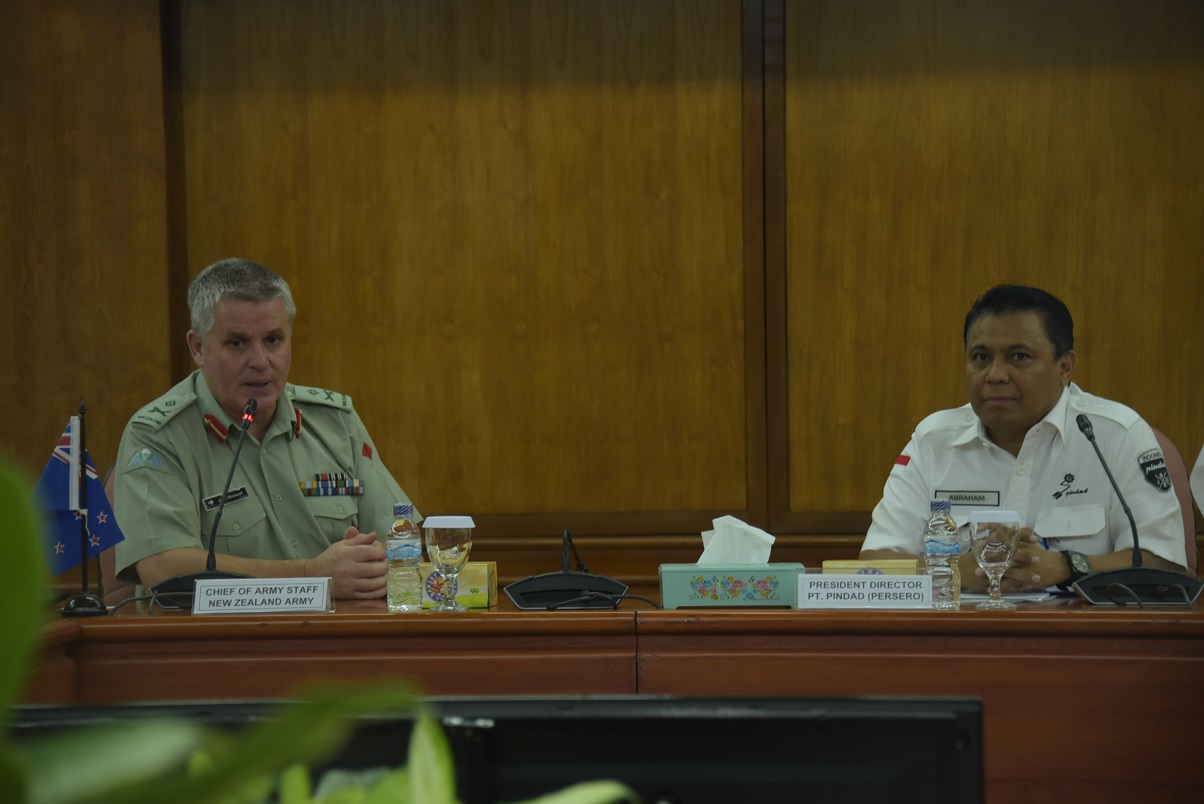 New Zealand KSAD Visited Pindad, President Director Hopes to Strengthen Billateral Cooperation