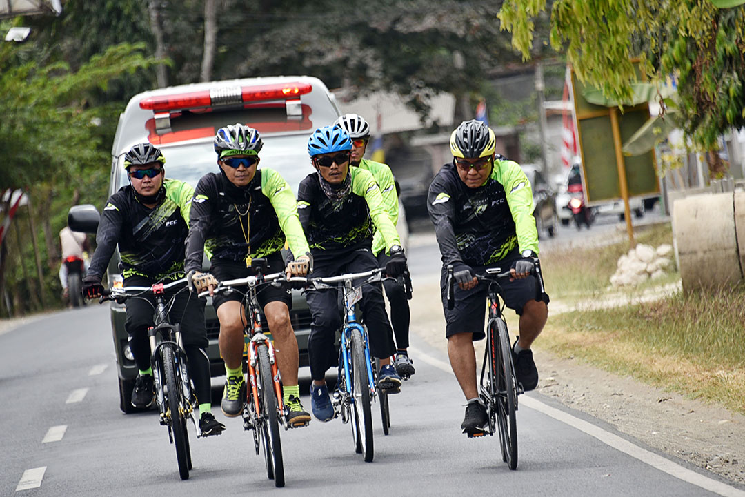 Synergy of NKRI, Pindad and TNI - Polri Held Joint Cycling Event Tour to Pangandaran