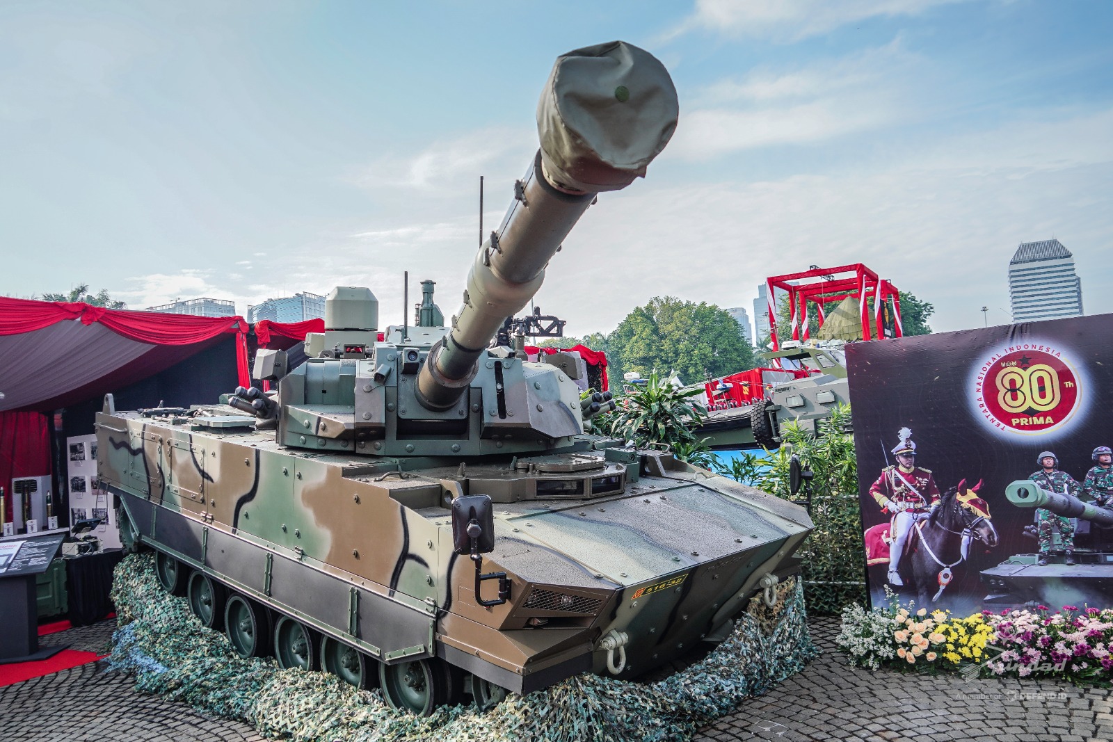 Pindad Tampilkan Produk Pertahanan Unggulan Pada Pameran Alutsista HUT Ke 80 TNI