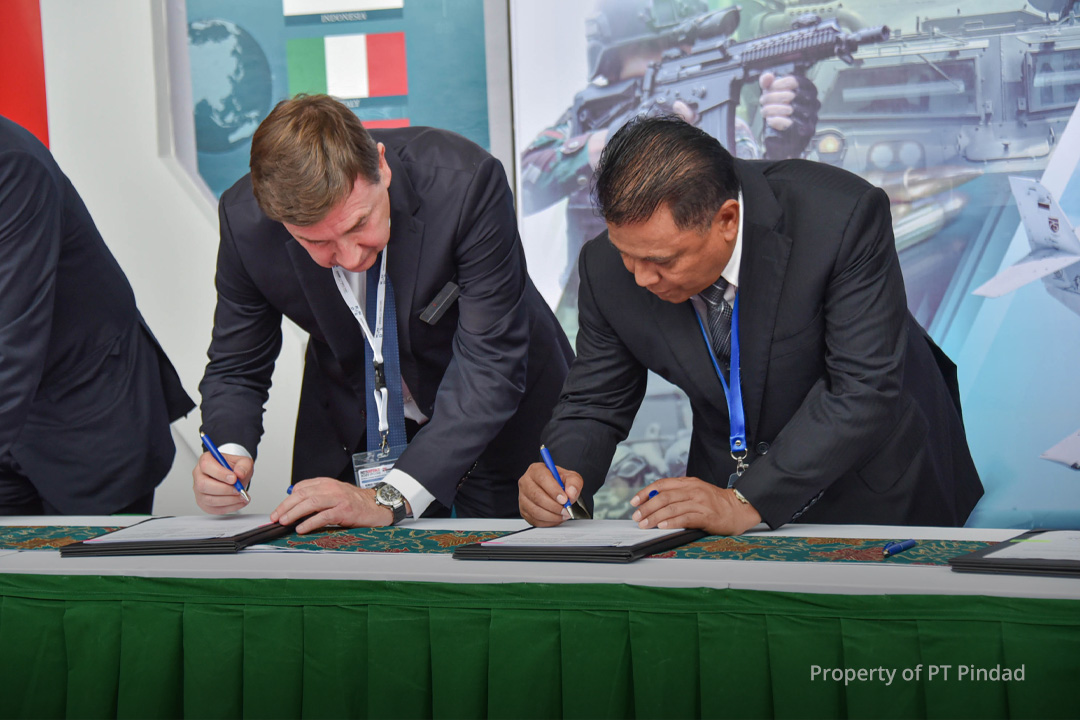 Witnessed by the Indonesian Minister of Defense, PT Pindad and Nexter Sign Cooperation Related to 120mm Tank Ammunition