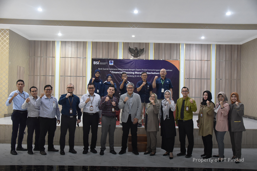 DISTRANIS HADIRI SEMINAR FINANCIAL PLANNING YANG DI SELENGGARAKAN DAPEN PINDAD DAN BSI