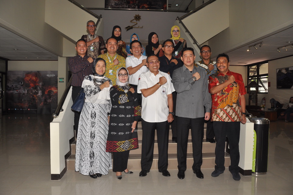 Kunjungi PT Pindad (Persero),  BPJS Ketenagakerjaan Sosialisasikan Awareness K3