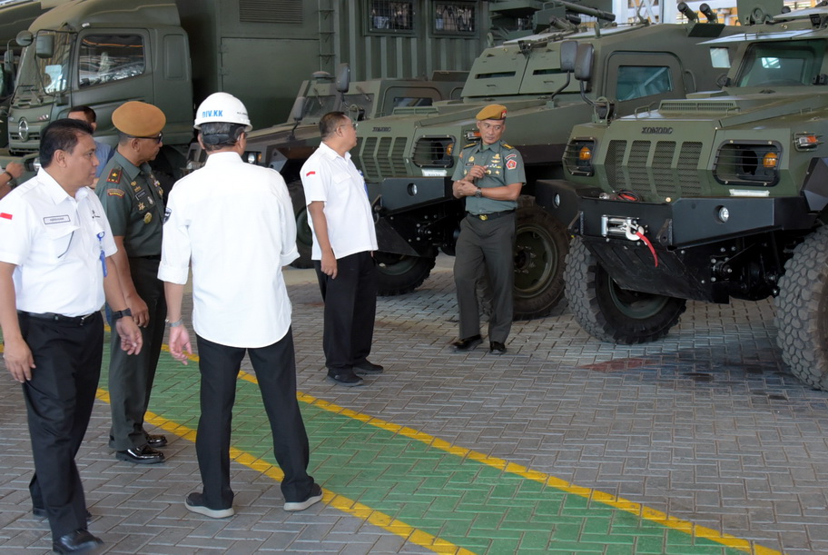 Danpussenarmed Visited Pindad, Reviewing the Komodo Nexter Progress