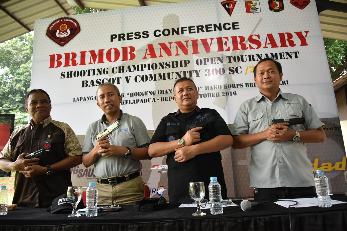 Pindad Sponsor Utama Lomba Tembak Nasional BASCOT 2016, Peringati HUT Brimob Ke-71 