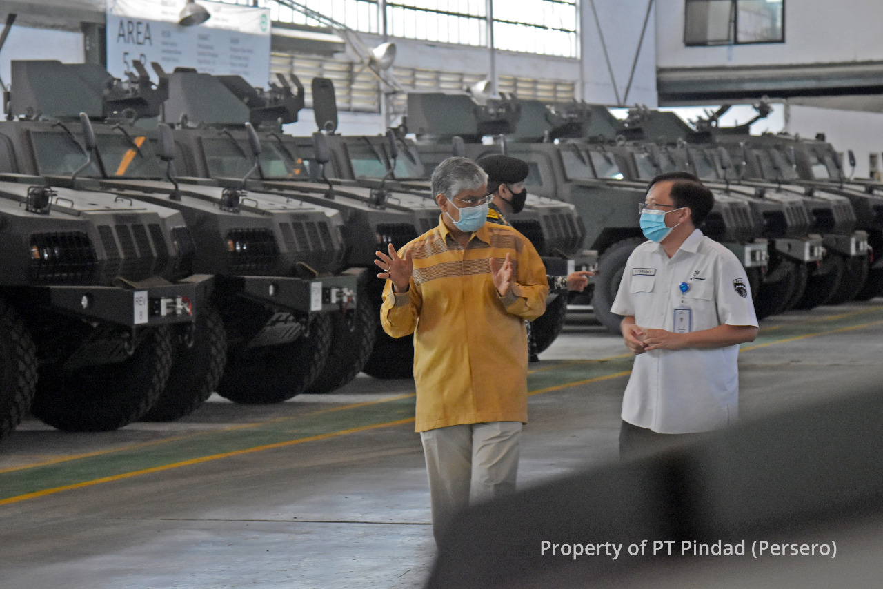 The Visit of the Indian Ambassador Reviewing Potential Cooperation with Pindad
