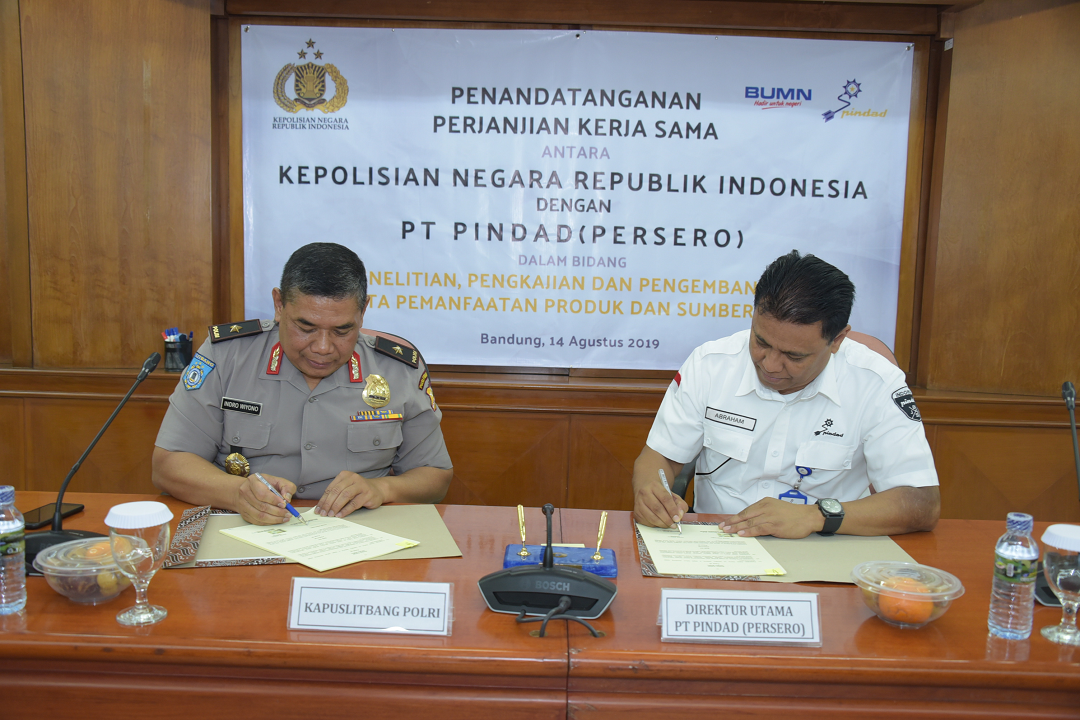 Pindad and Polri Agree to Establish Product Research and Joint Development