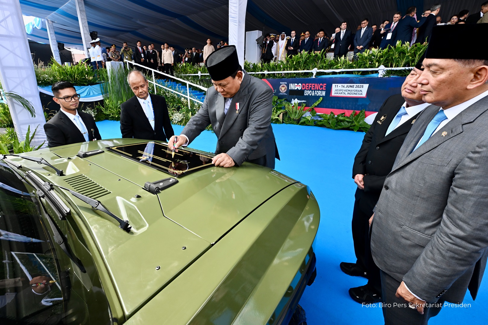 Presiden RI Resmikan Pandu TEV Dalam Indo Defence 2024