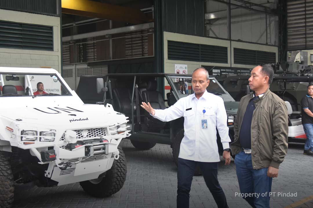 Tinjau Produk Pertahanan dan Keamanan, Dirtekbang Pindad Terima Kunjungan Wakil Kepala Staf Angkatan Darat 