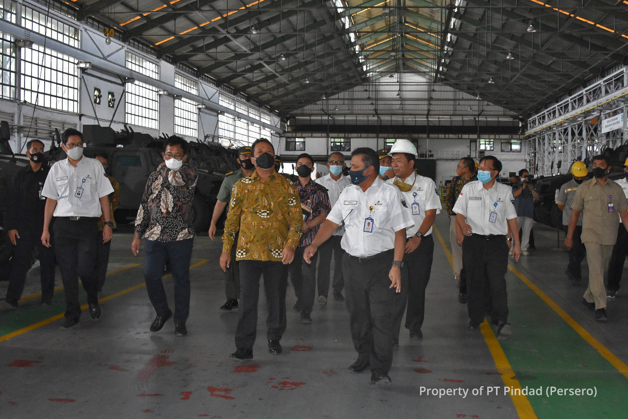 The Deputy Minister of Defense Reviewed the Readiness of the Pindad Production Line from Maung to Agricultural Machine Tools