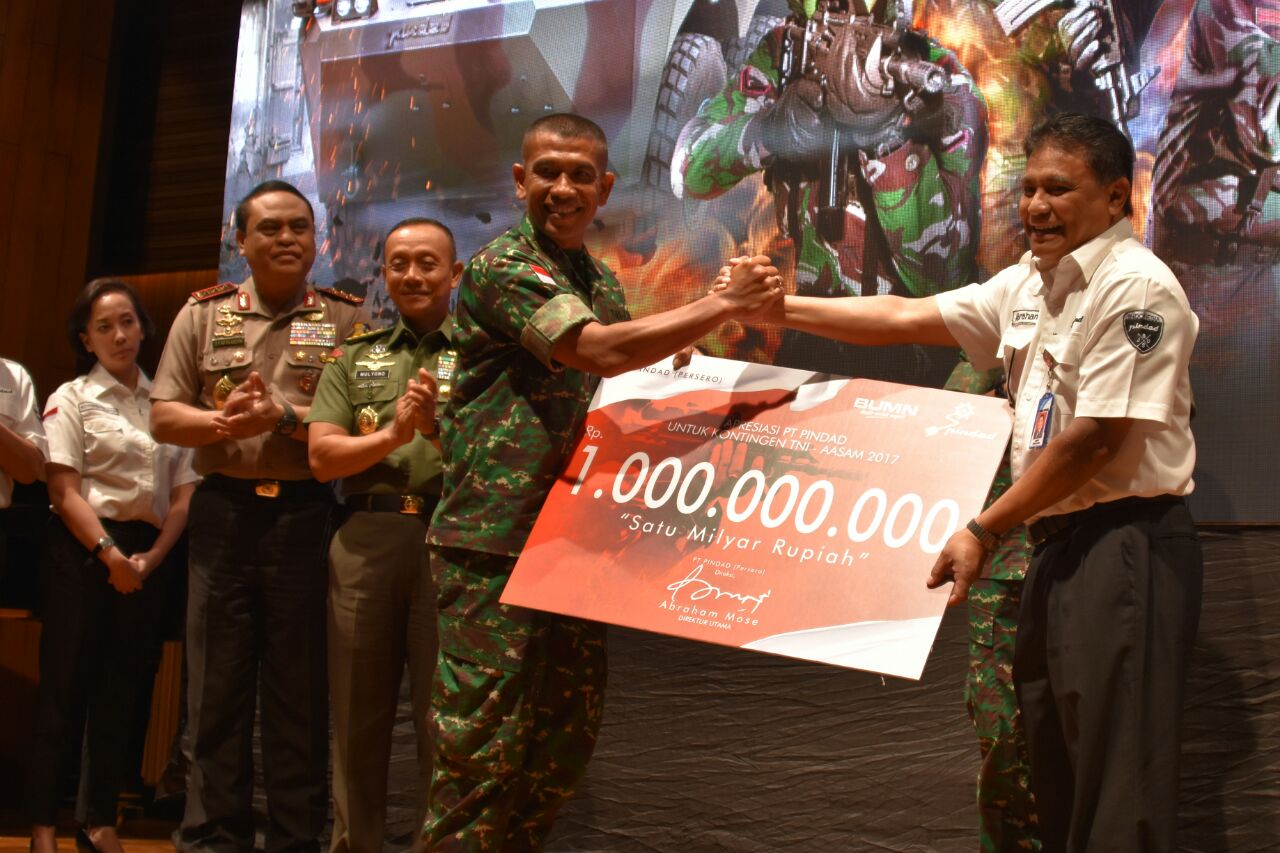 Sinergi Pindad dukung Pembinaan Petembak TNI AD Juara AASAM & AARM
