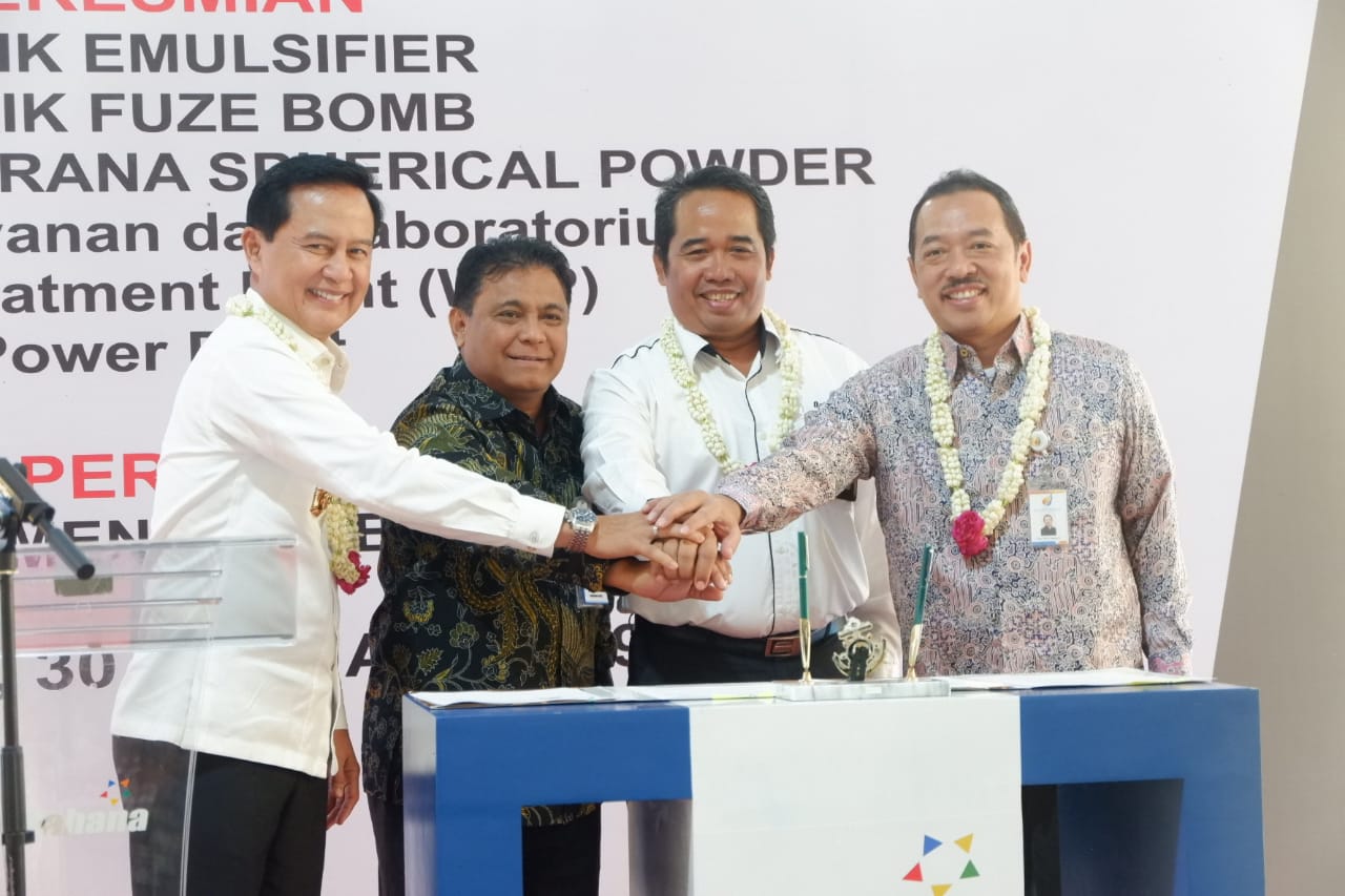 Pindad – Dahana Inisiasi Kerjasama Pembangunan Pabrik Spherical Powder