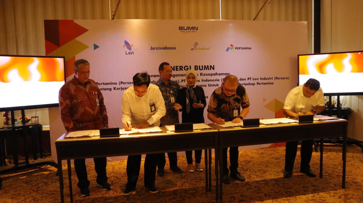 Pindad & Pertamina Jalin Kerjasama Penyediaan Sarana Dan Prasarana Untuk Jaringan Pertashop