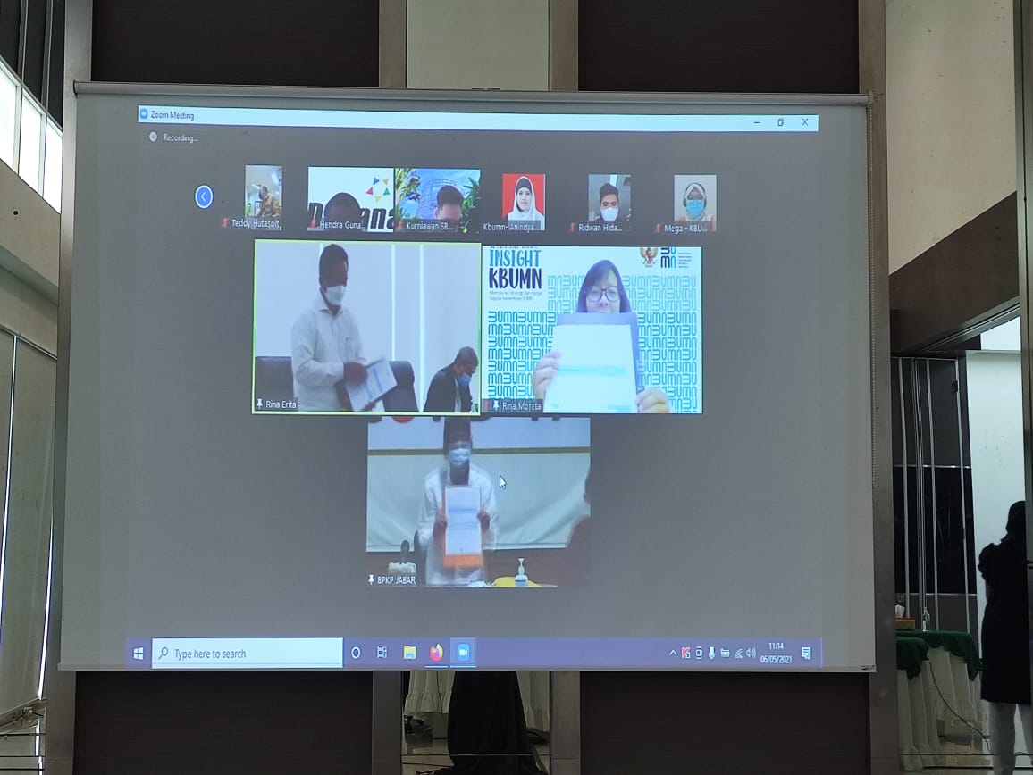 SOEs of Defence Industry hold an exit meeting for the implementation of the 2020 GCG assessment