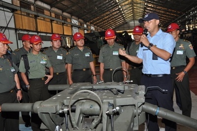 Military Land Worthiness Workshop Participants of Body of Defence Facility and Equipment Ministry of Defence Visit to PT Pindad (Persero)&nbsp;