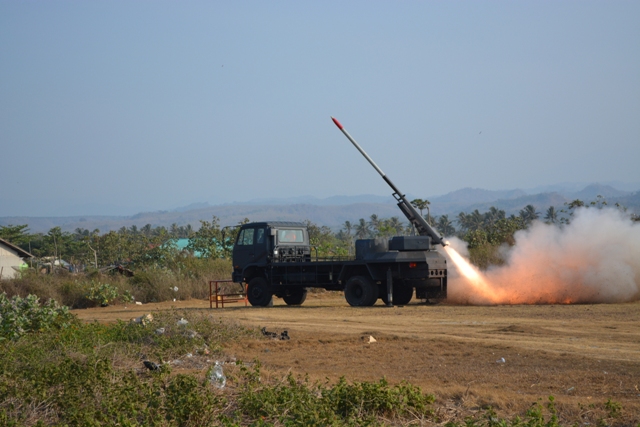 Uji Dinamis RHan-122 B dengan Desain Warhead Baru