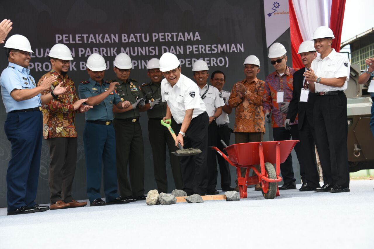 Peletakan Batu Pertama Perluasan Pabrik MKK Dan Peresmian Produk Baru PT Pindad (Persero)